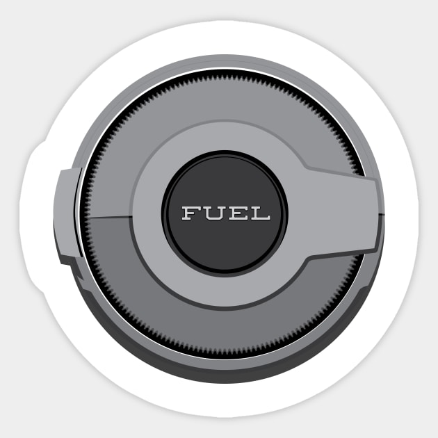 Fuel It Up - Muscle Car Style Sticker by jepegdesign